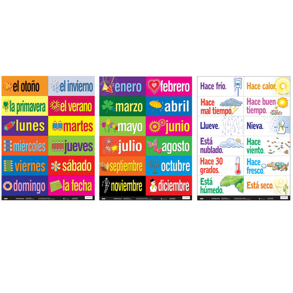 Poster Pals Spanish Multi-Purpose Card Set P235